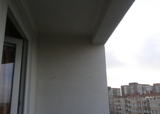 Zednické práce -balkon v paneláku