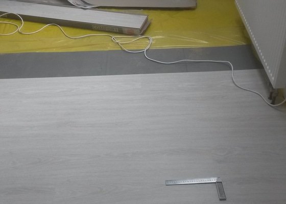 Rozebrání a opětovné položení laminátové podlahy 14 m2