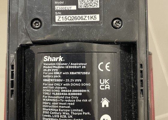 Oprava vysavače Shark IZ300EUT